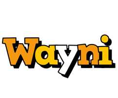 Wayni cartoon logo