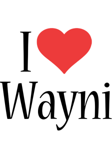 Wayni i-love logo