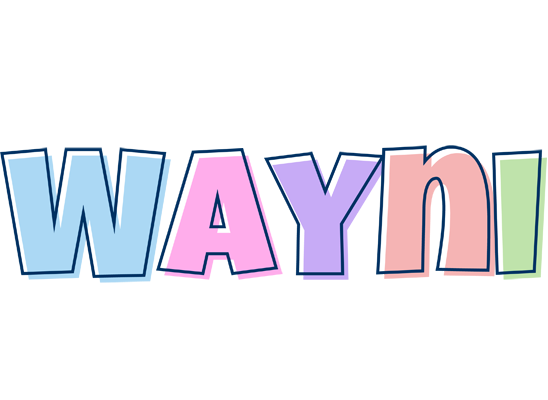 Wayni pastel logo