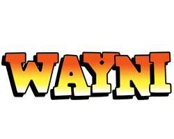 Wayni sunset logo