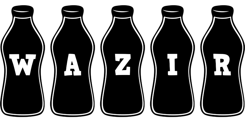 Wazir bottle logo