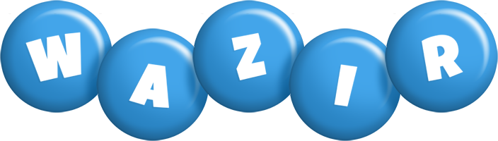 Wazir candy-blue logo