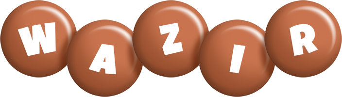 Wazir candy-brown logo