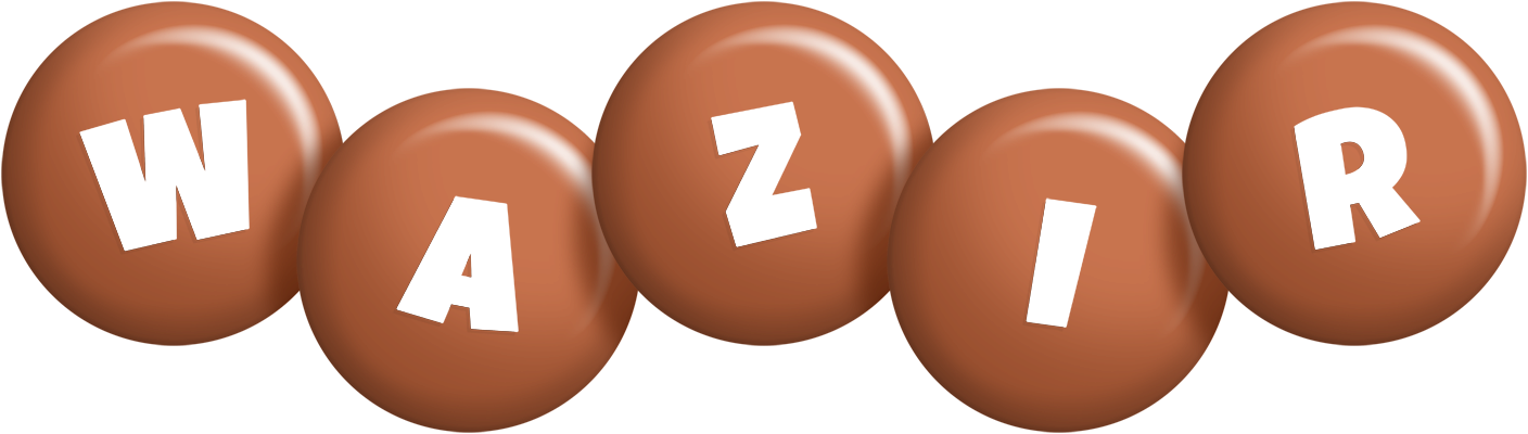Wazir candy-brown logo
