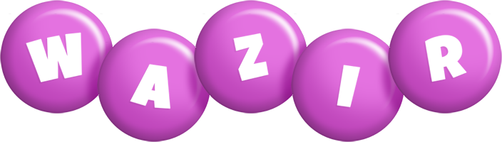 Wazir candy-purple logo