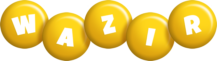 Wazir candy-yellow logo