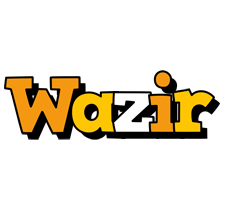 Wazir cartoon logo