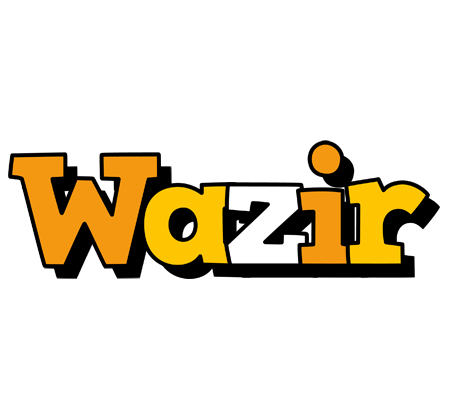 Wazir cartoon logo