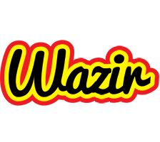 Wazir flaming logo