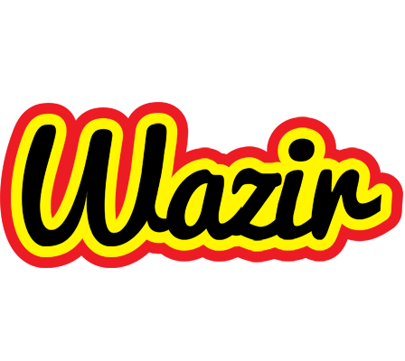 Wazir flaming logo