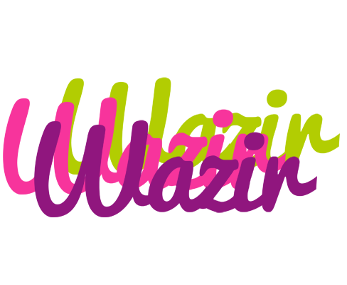 Wazir flowers logo