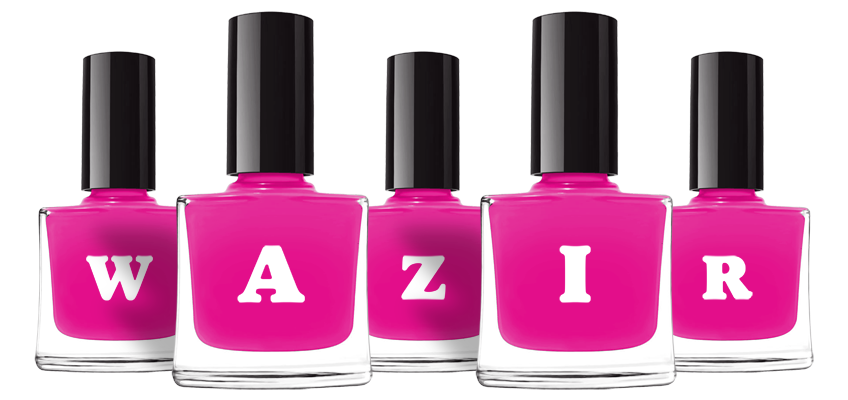 Wazir nails logo