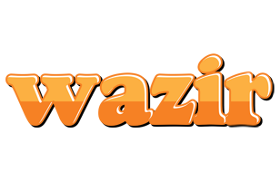 Wazir orange logo