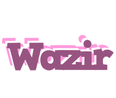 Wazir relaxing logo