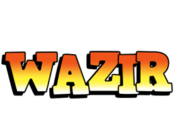 Wazir sunset logo