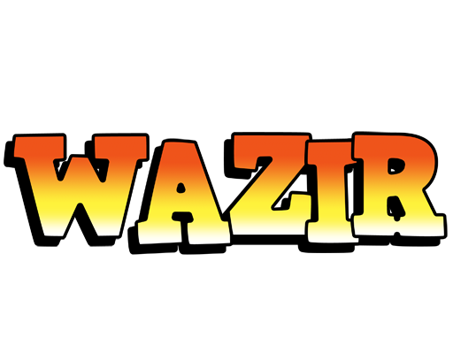 Wazir sunset logo
