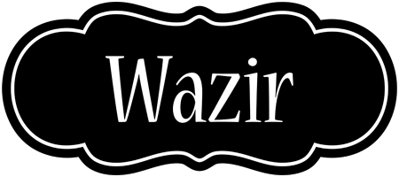 Wazir welcome logo