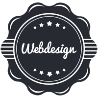 Webdesign badge logo