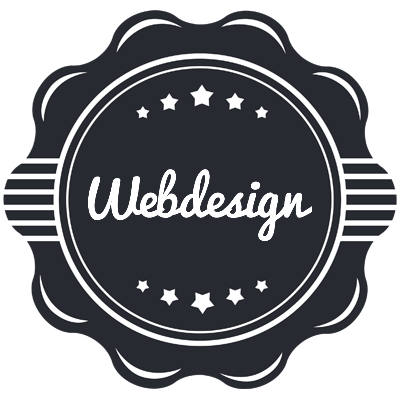 Webdesign badge logo