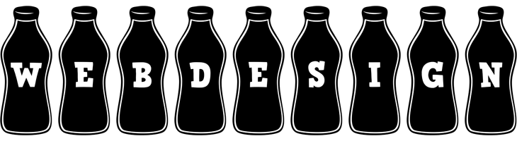 Webdesign bottle logo