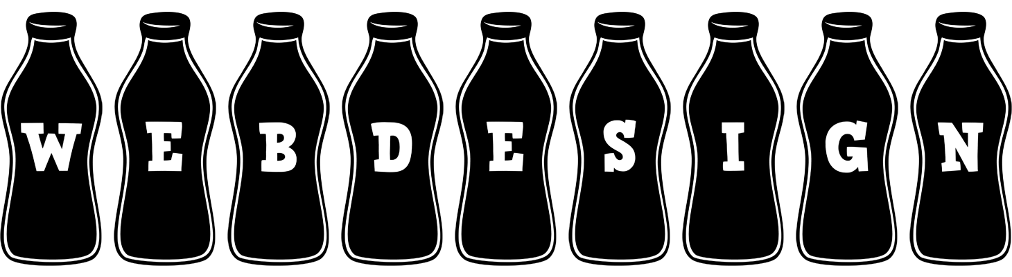 Webdesign bottle logo