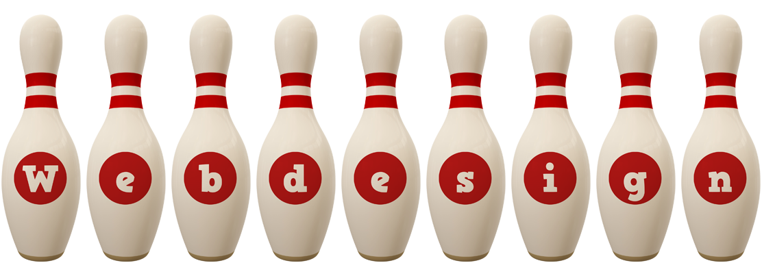 Webdesign bowling-pin logo