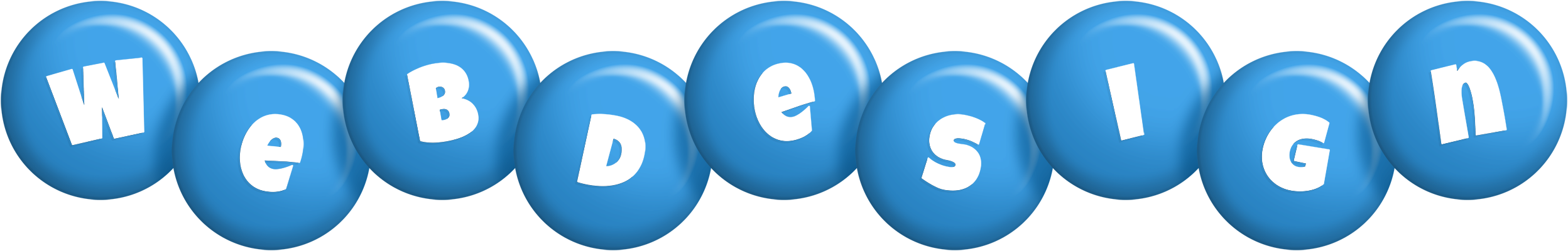 Webdesign candy-blue logo