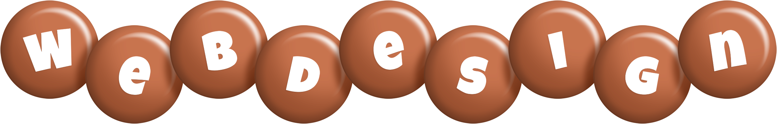 Webdesign candy-brown logo