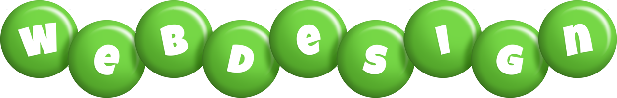 Webdesign candy-green logo