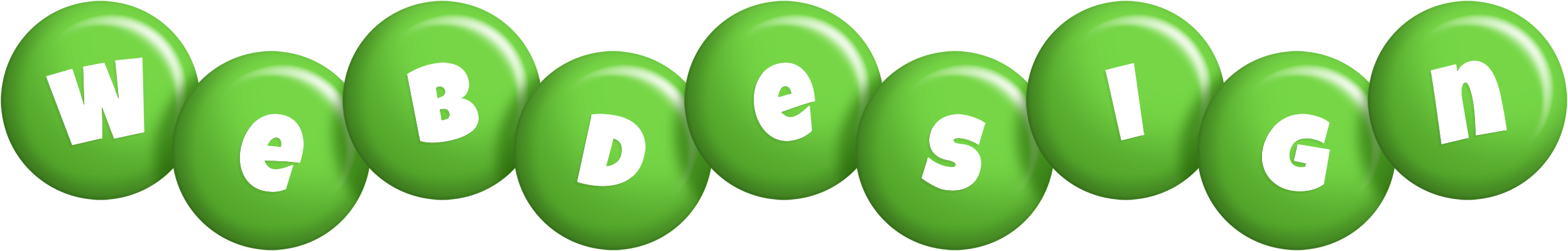Webdesign candy-green logo