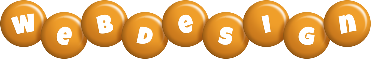Webdesign candy-orange logo