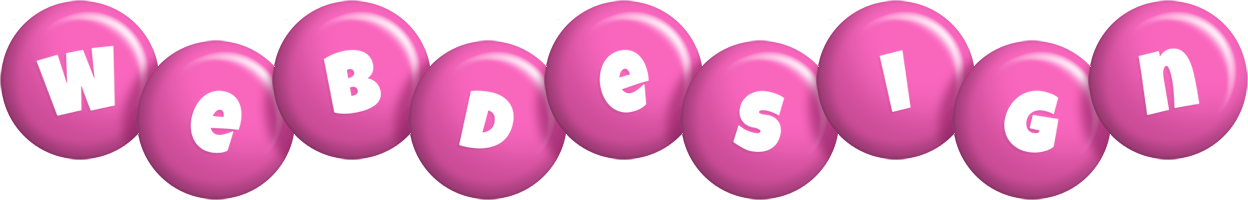 Webdesign candy-pink logo