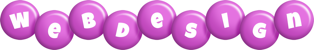 Webdesign candy-purple logo