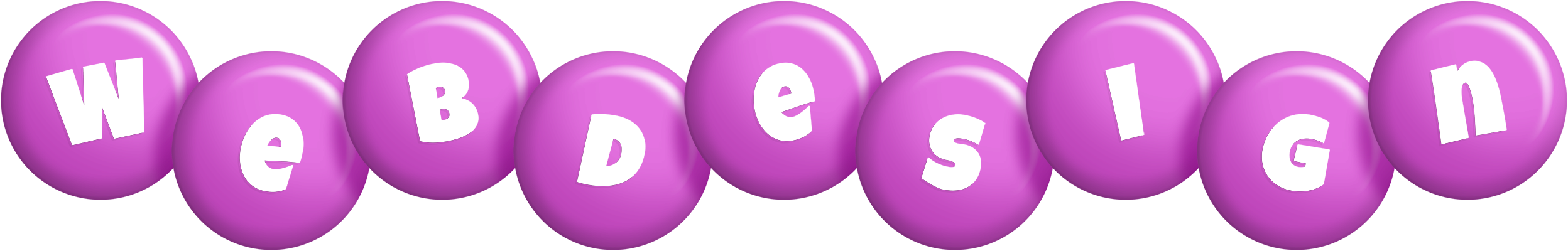 Webdesign candy-purple logo