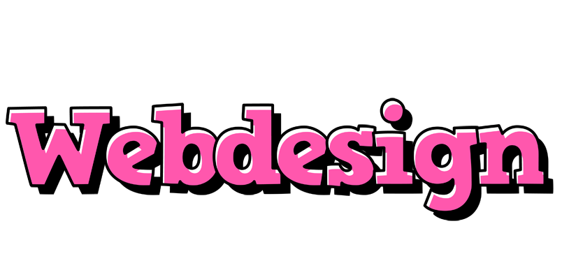 Webdesign girlish logo