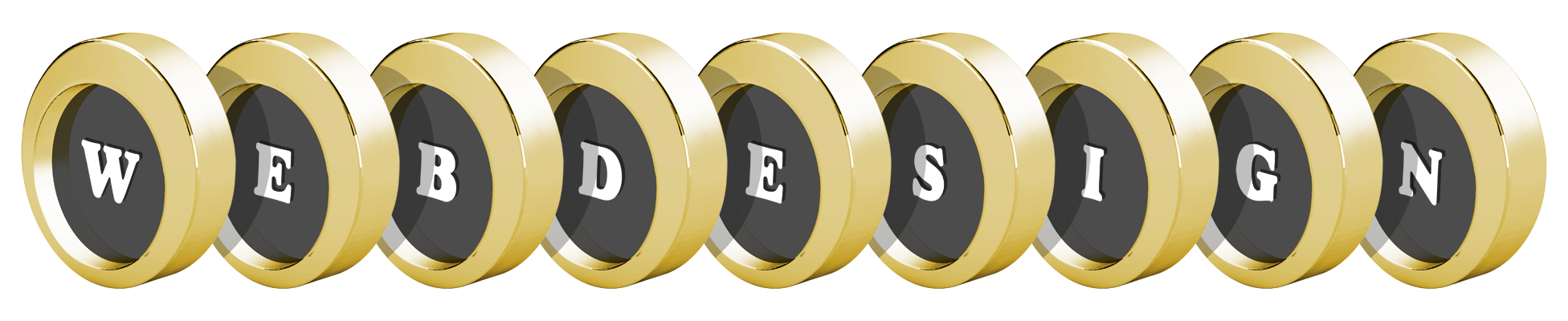 Webdesign gold logo