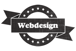 Webdesign grunge logo