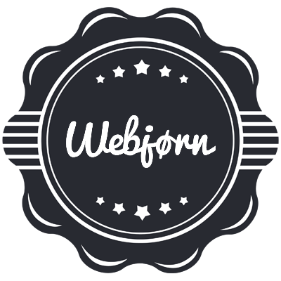 Webjørn badge logo