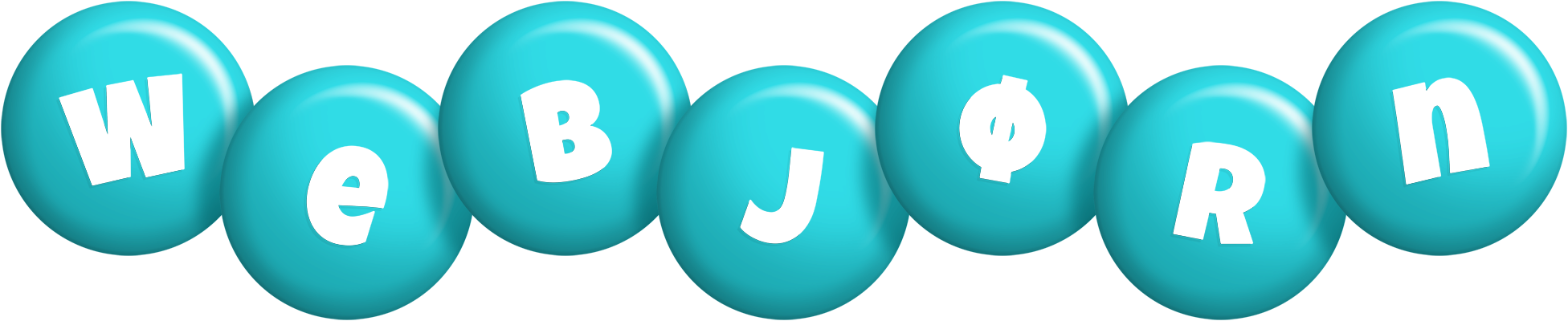 Webjørn candy-azur logo