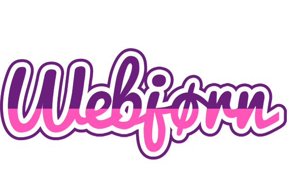Webjørn cheerful logo