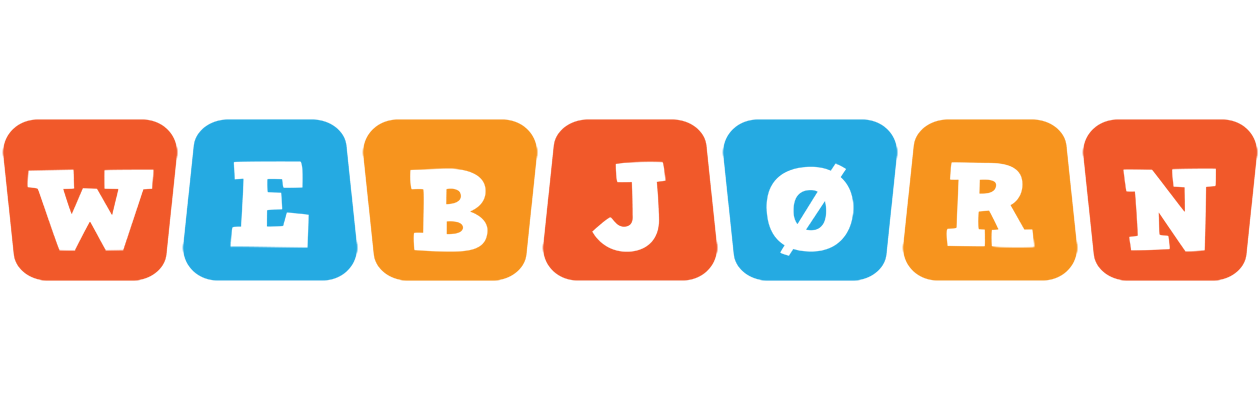 Webjørn comics logo