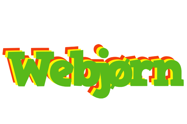 Webjørn crocodile logo