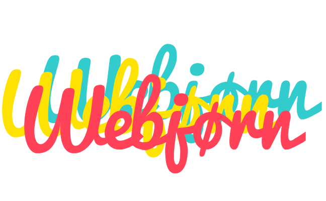 Webjørn disco logo