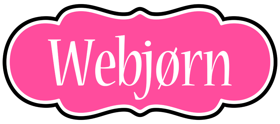 Webjørn invitation logo