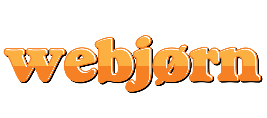Webjørn orange logo