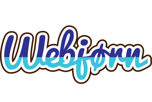 Webjørn raining logo