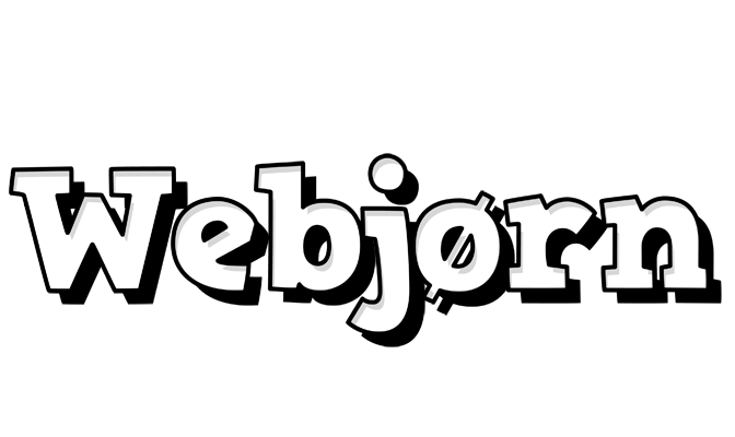 Webjørn snowing logo