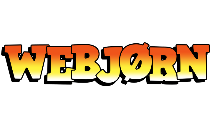 Webjørn sunset logo