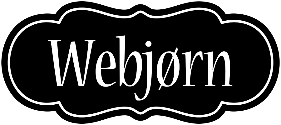 Webjørn welcome logo