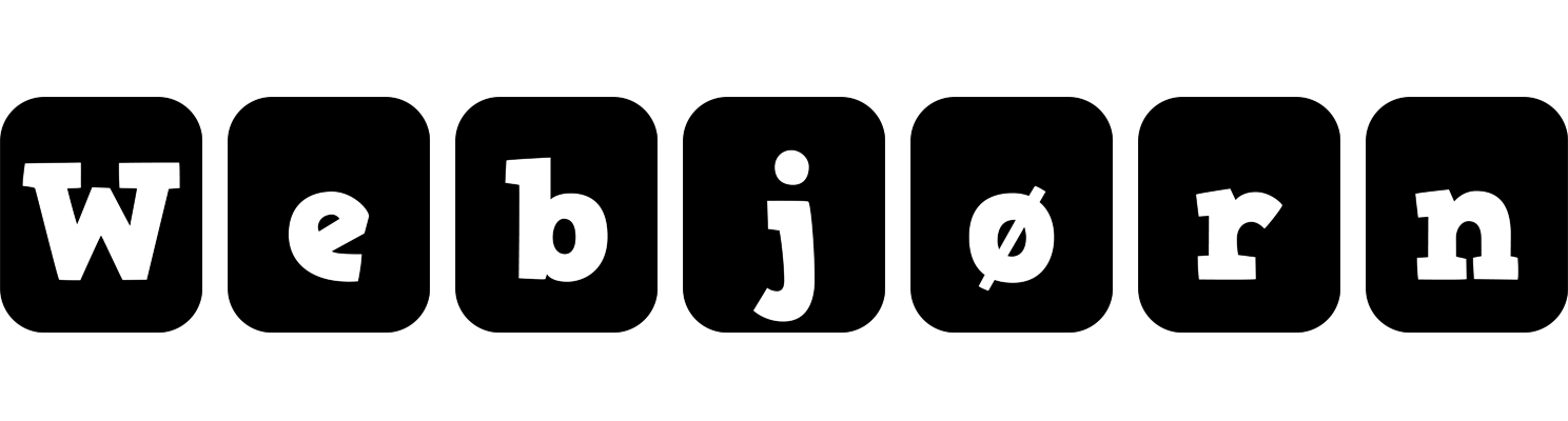 Webjørn box logo